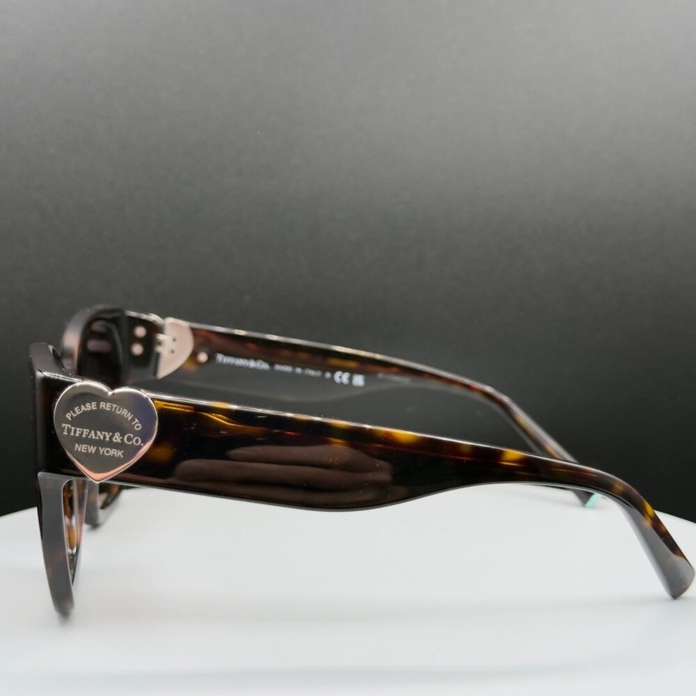 Tiffany & Co TF 4216 8015/3B Havana Brown Sunglasses Gradient 54 18 135 READ - Picture 3 of 15